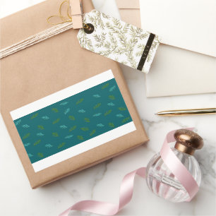 Pegatina Rectangular El olor de un bosque