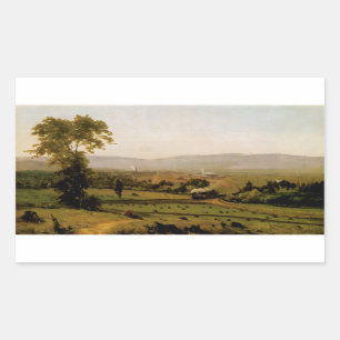 Pegatina Rectangular El Valle de Lackawanna