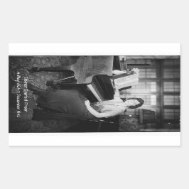 Pegatina Rectangular Eleanor Everest Freer