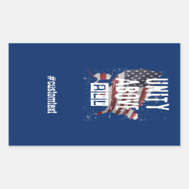 Pegatina Rectangular Elecciones presidenciales de Estados Unidos 2024