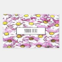 Elegante acuarela margarita