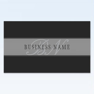 Pegatina Rectangular Elegante texto editable de secuencia de comandos n