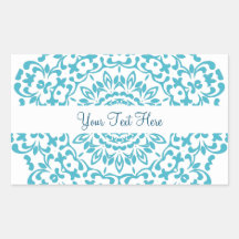 Elegante y elegante encaje azul verde azulado Perx