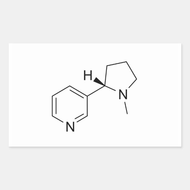 Pegatina Rectangular elementos de símbolo de la ciencia de la fórmula q (Anverso)
