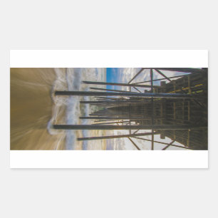 Pegatina Rectangular embarcadero