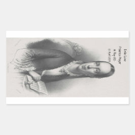 Pegatina Rectangular Emilie Luise Friderica Mayer