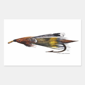 Pegatina Rectangular Emily Carr Fly;