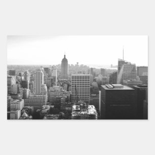 Pegatina Rectangular Empire State Building Manhattan