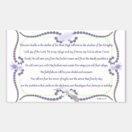 Pegatina Rectangular ¡En el refugio! Tarjeta