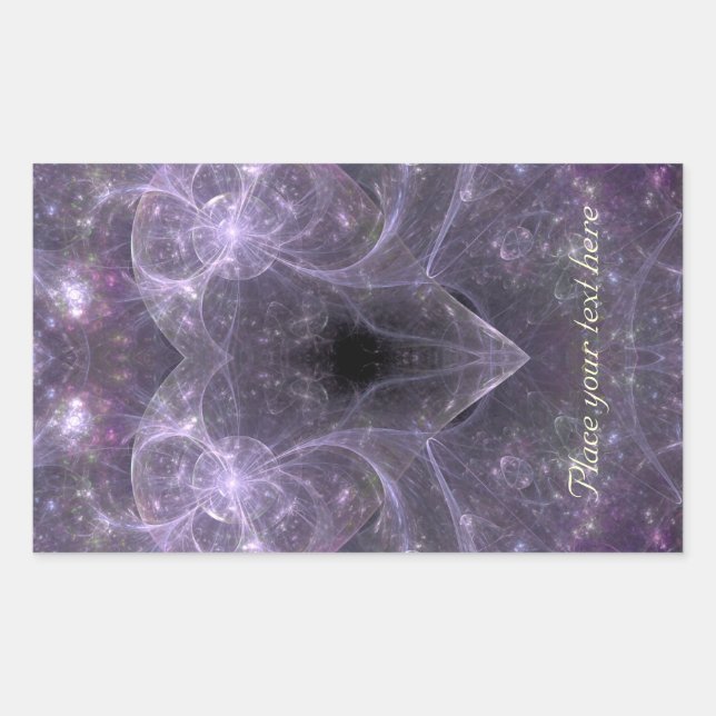 Pegatina Rectangular Energía del amor (Anverso)