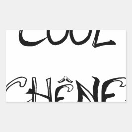 Pegatina Rectangular ENROLLADO ROBLE - Juegos de palabras - Francois