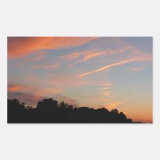 Pegatina Rectangular Entorno Elkridge Sunset Maryland