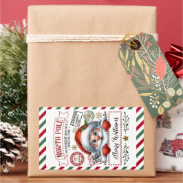 Pegatina Rectangular Entrega especial de Navidades de la Santa Sede