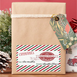 Pegatina Rectangular Entrega Especial De navidades De Santa Sede