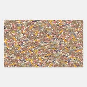 Pegatina Rectangular Envolturas de anillo de puros