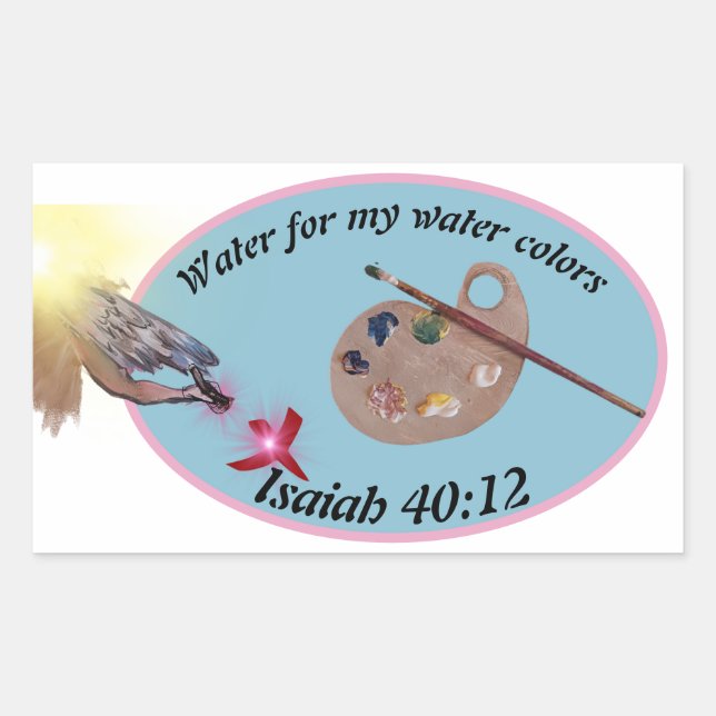 Pegatina Rectangular envuelva esto alrededor de un frasco para sus pinc (Anverso)