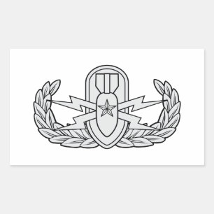 Pegatina Rectangular EOD Senior
