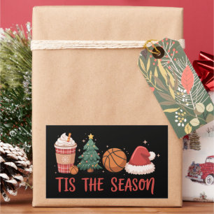 Pegatina Rectangular Es La Temporada Regalo De Navidad Para Amante Del 