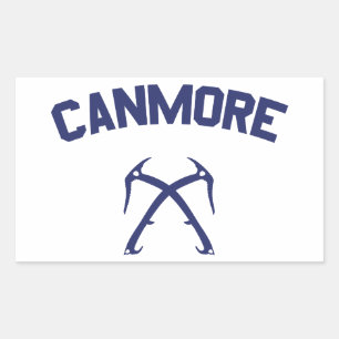 Pegatina Rectangular Escalada de hielo de Canmore