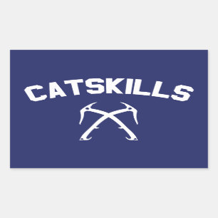 Pegatina Rectangular Escalada de hielo de Catarts