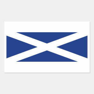 Pegatina Rectangular Escocia