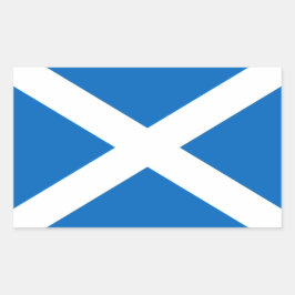 Pegatina Rectangular Escocia