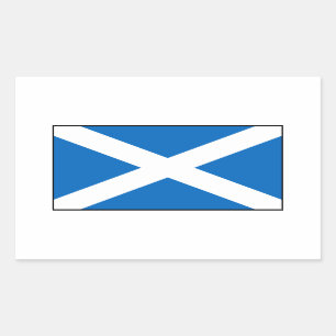 Pegatina Rectangular Escocia - Bandera escocesa