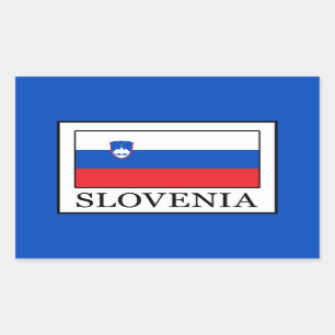 Pegatina Rectangular Eslovenia