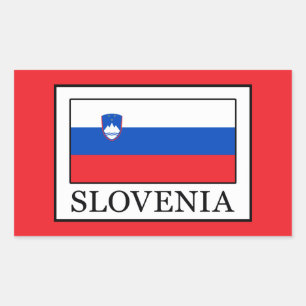 Pegatina Rectangular Eslovenia