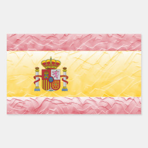 Pegatina Rectangular España