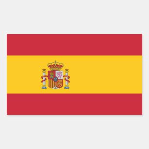 Pegatina Rectangular España