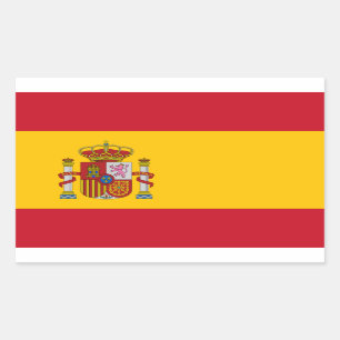 Pegatina Rectangular España