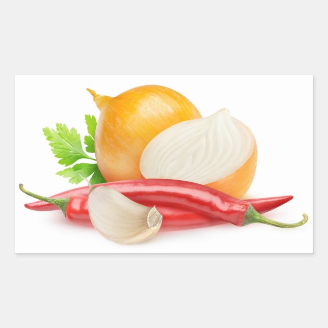 Pegatina Rectangular Especias (Anverso)