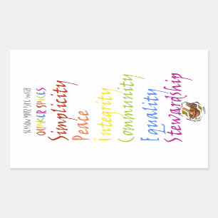 Pegatina Rectangular Especias del Quaker