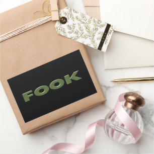 Pegatina Rectangular Espumosos pegatinas grandes de rectángulo negro