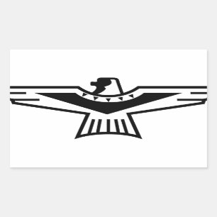 Pegatina Rectangular Esquema de Thunderbird