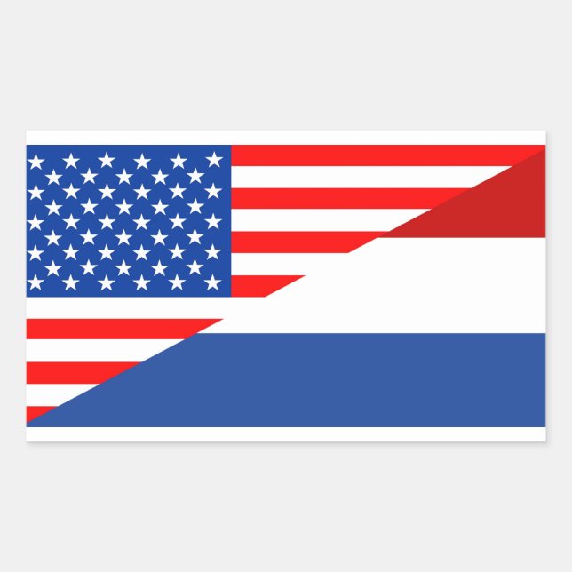 Pegatina Rectangular estados unidos estados unidos estados unidos estad (Anverso)