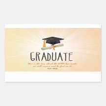 Estallido de oro de graduación religiosa con gorro