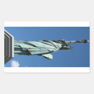Pegatina Rectangular Estatua de la Libertad, Odaiba, Tokio, Japón