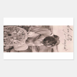 Pegatina Rectangular "¡Estoy completamente ocupado!", gracioso beso rom