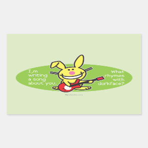 Pegatina Rectangular Estoy escribiendo una canción