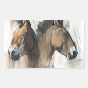 Pegatina Rectangular Estudio principal