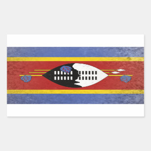 Pegatina Rectangular eSwatini