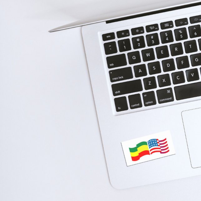 Pegatina Rectangular Etiopía - Gorra de Estados Unidos (Subido por el creador)