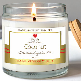 Pegatina Rectangular Etiquetas de embalaje de productos elegantes de co