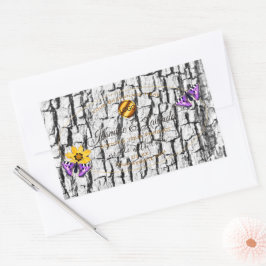 Pegatina Rectangular Etiquetas de productos de la corteza de los granos