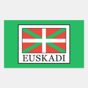 Pegatina Rectangular Euskadi