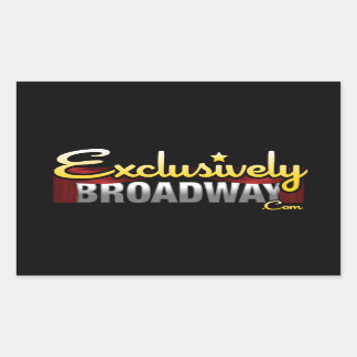 Pegatina Rectangular ExclusivelyBroadway.com