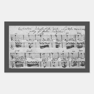 Pegatina Rectangular Explicación de la fundamentación de Bach