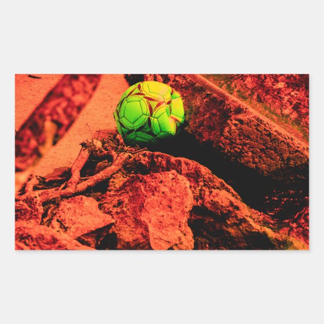 Pegatina Rectangular explorador de mosquitos (Anverso)